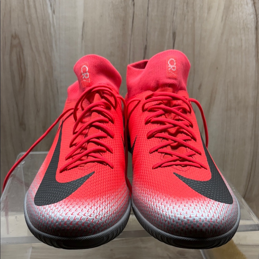 Nike Men's Bright Red and Black Athletic Shoes